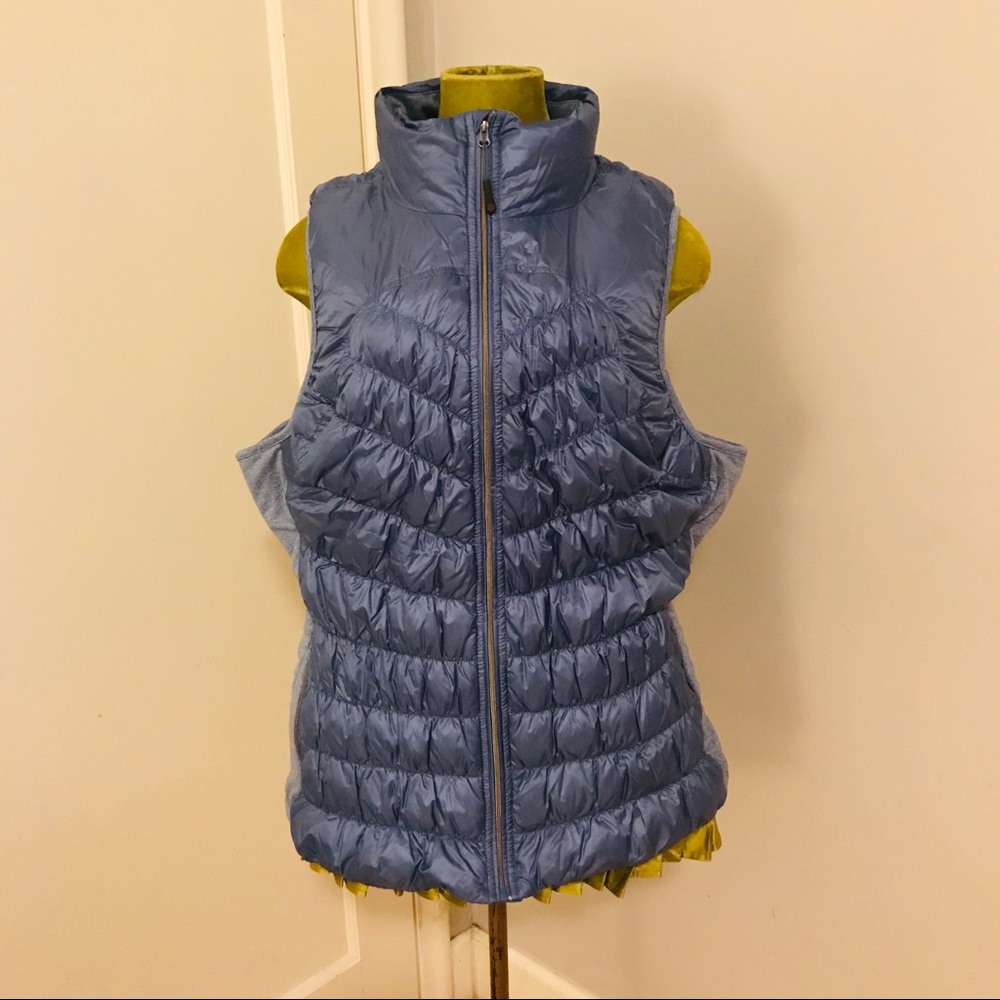 Tangerine light weight shirring down vest XXL